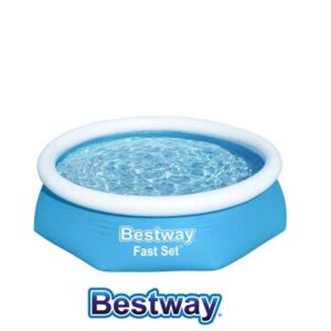 Piscina Fast Set Cm. 244X61, Cap. 1.880 Lt. Predisposta Per Pompa Filtro  57448