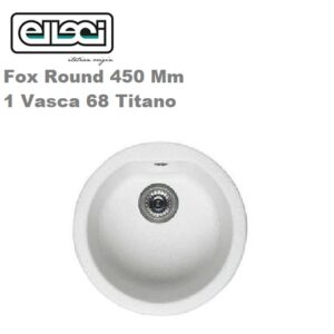 Lavello Fox Round 1 Vasca 450 Mm. 68 Titano